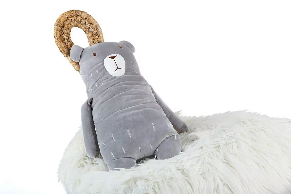 Plyšák - polštářek z mikrospandexu 30cm - MEDVĚD