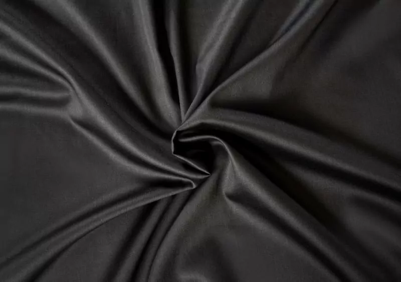 Saténové prostěradlo LUXURY COLLECTION černé - 120/200 cm