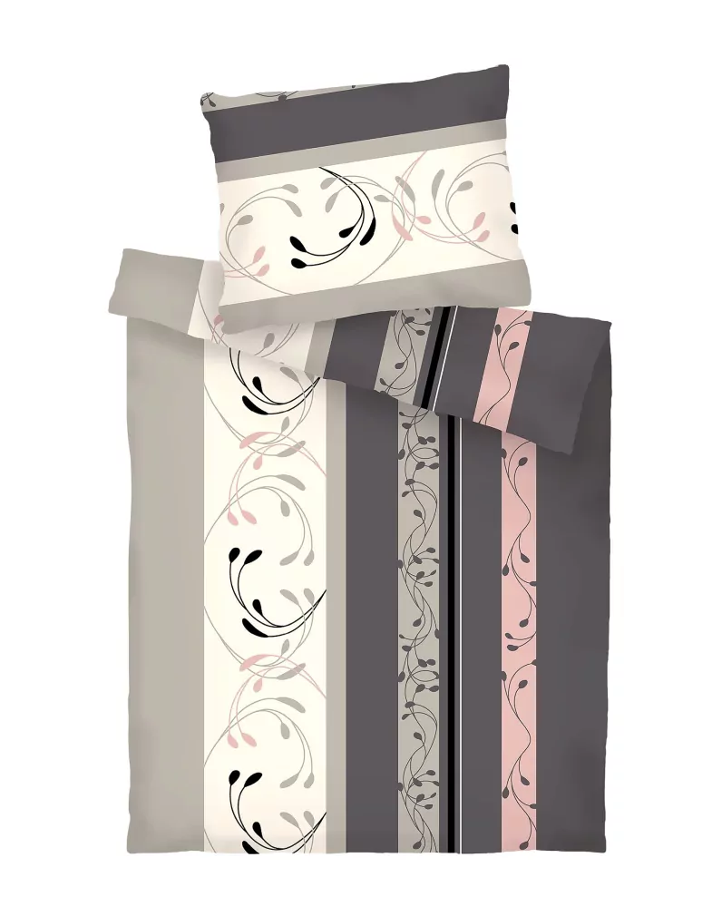 Povlečení bavlna Slezsko šedopudrové - 220x200 + 2ks 70x90 cm