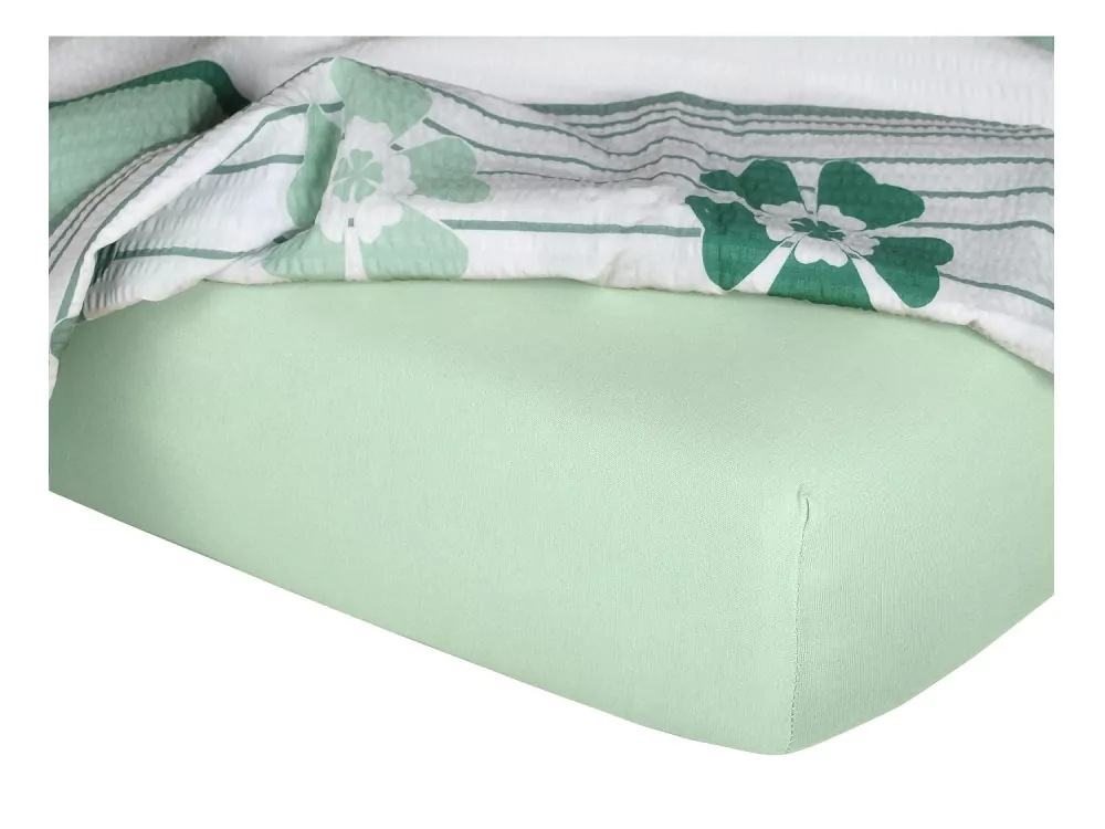 Prostěradlo jersey mentol - 35/75/2