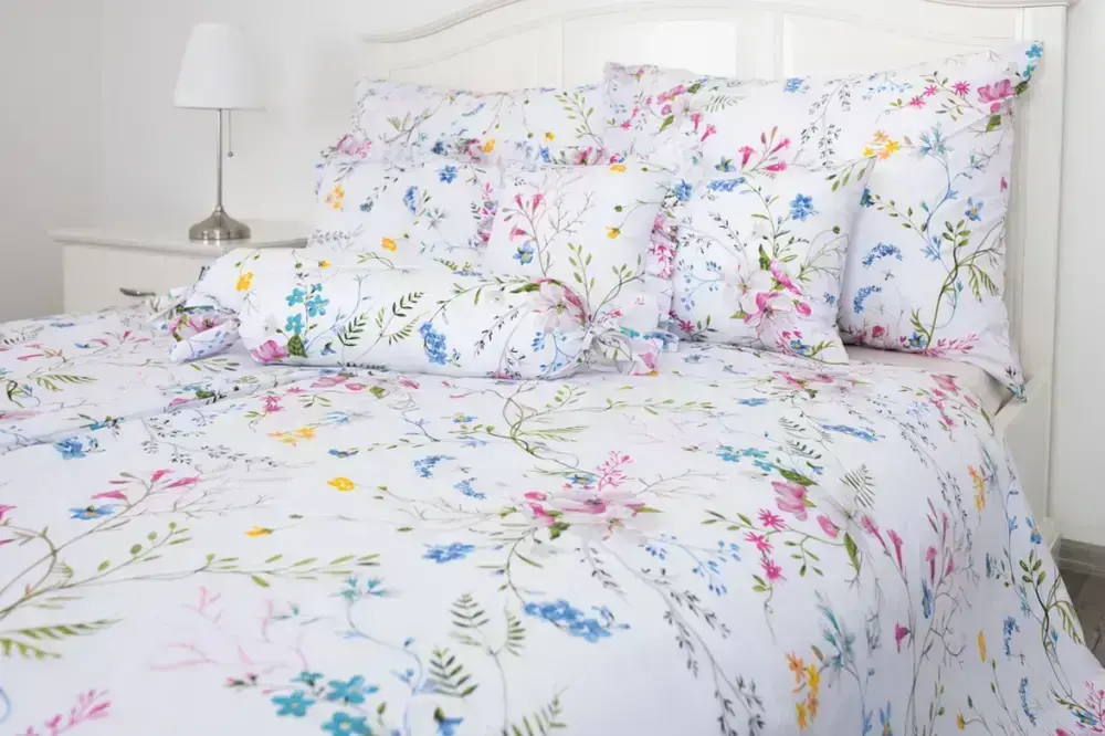 Bavlněné povlečení LOUKA - 200/200 + 2ks 70/90