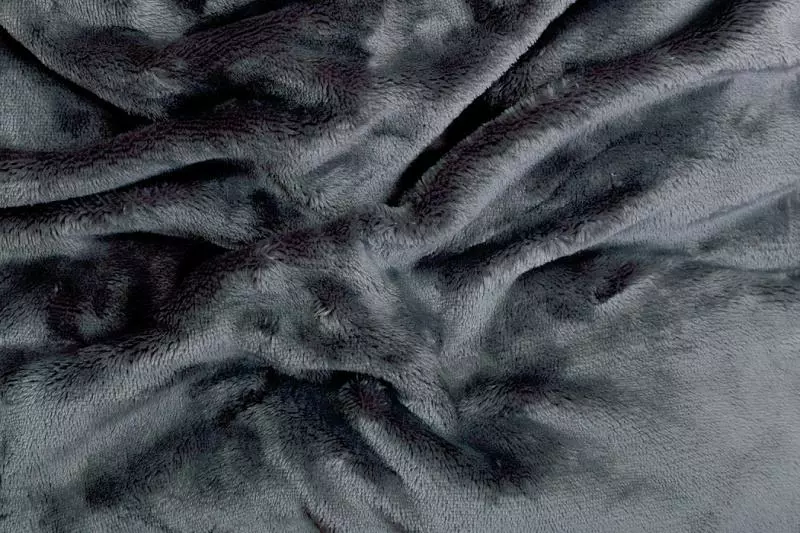 Prostěradlo mikroflanel - tmavě šedé - 90 x 200