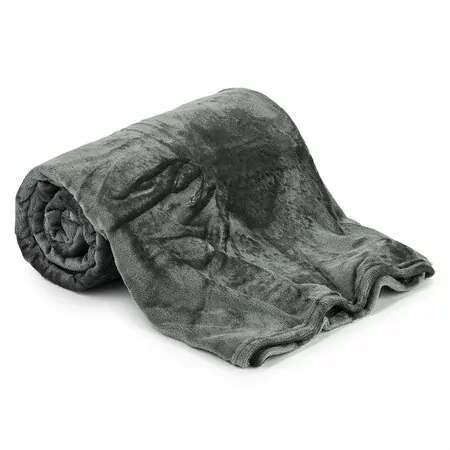 Deka mikroflanel 400g/m2 SLEEP WELL 150x200 - stř. šedá