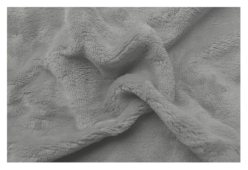 Prostěradlo mikroflanel ŠEDÉ - 90x200 cm