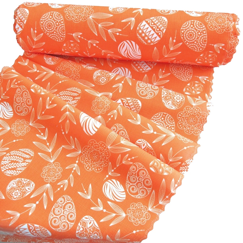 Velikonoční běhoun v metráži Vejce - oranžové