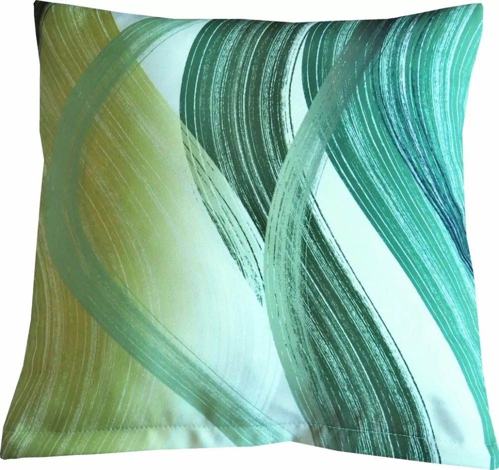 Povlak na polštářek SOFT 391102-122 - Vlny zelené - 40x40