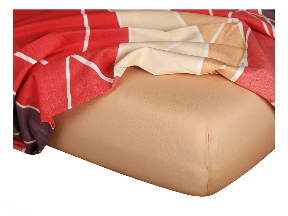 Prostěradlo jersey světle hnědé - 120/200/20