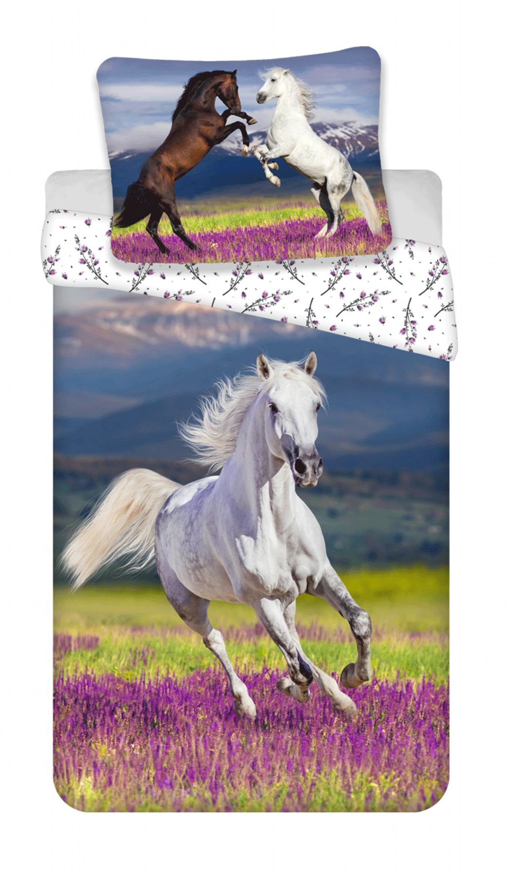 Povlečení fototisk Horse Meadow - 140/200 + 70/90