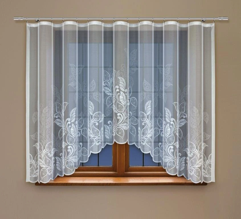 Kusová oblouková žakárová záclona Evita - 160x300 cm