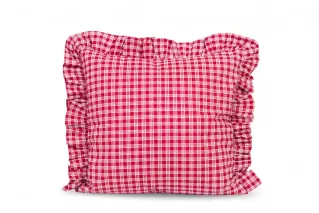 Krepový povlak kanýr ČERVENÁ KOSTIČKA pozitiv - 1x 40/40