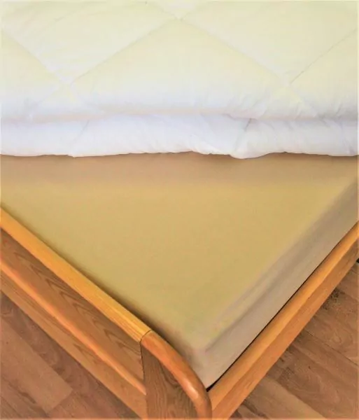 Bavlněná plachta s gumou v tunýlku - 90 x 200 cm