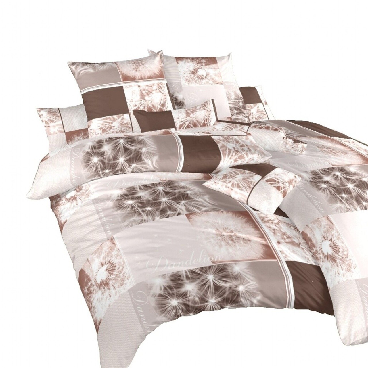 Povlečení krep Pampelišky 3D - 140/200 + 70/90