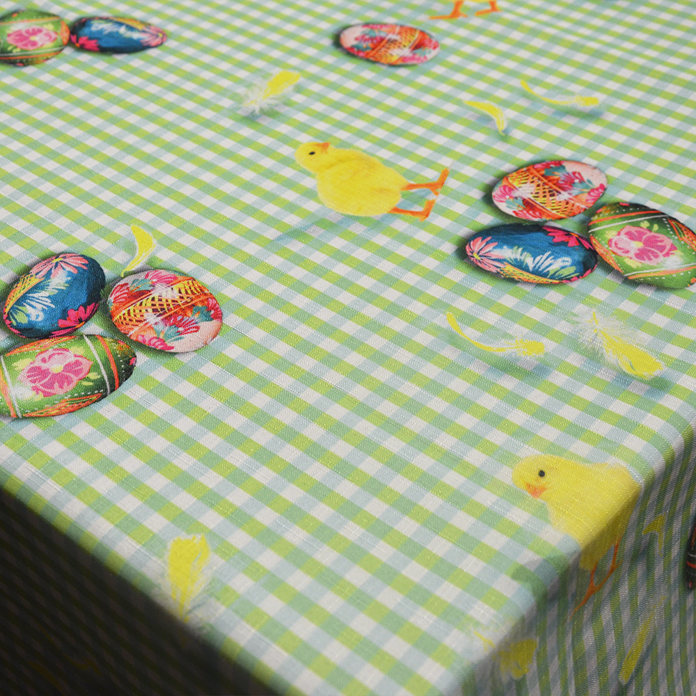 Teflonový ubrus Velikonoce - zelený