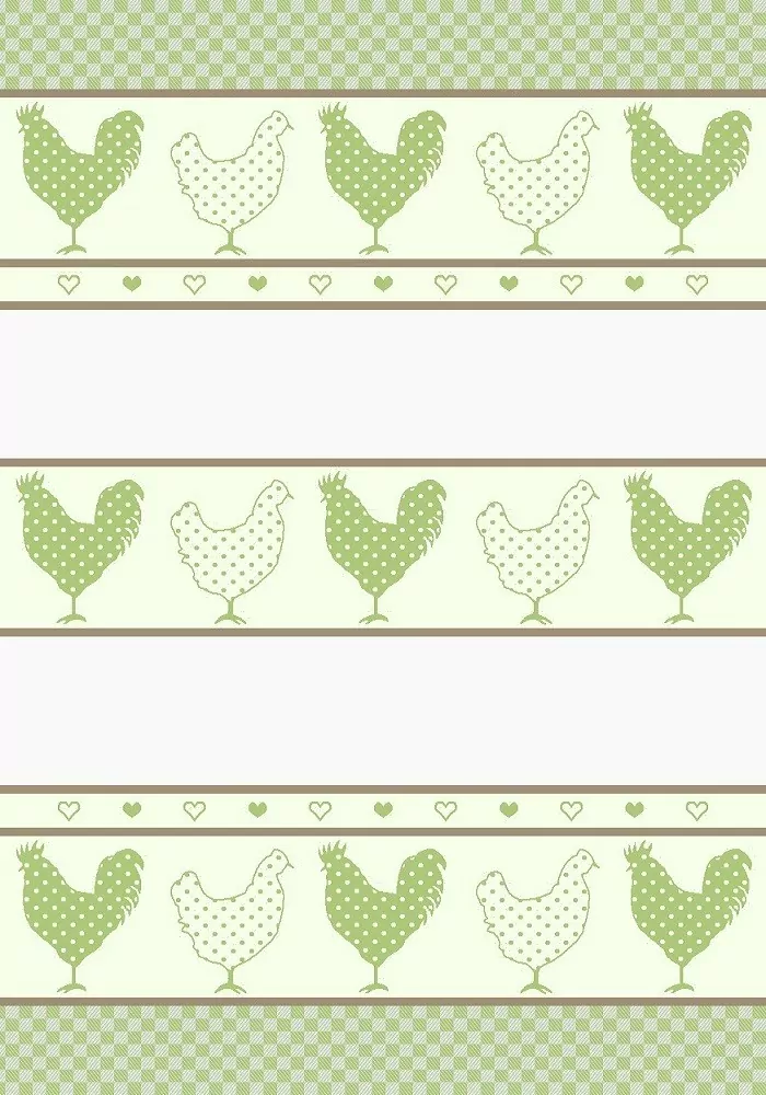 Utěrka Extra savá 50x70 Slepičky zelené - 3 ks