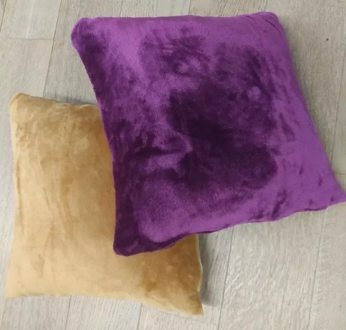 Povlak na polštářek mikroflanel - tmavě fialový -  40/40