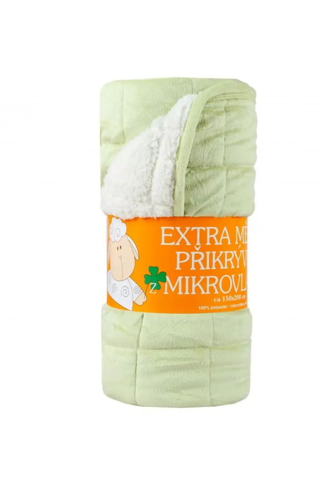 Deka OVEČKA® - Prošev s výplní 150x200 cm - PISTÁCIOVÁ