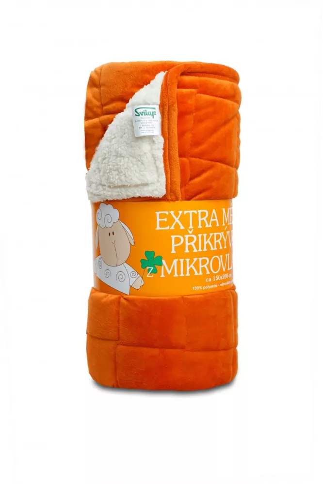 Deka OVEČKA® - Prošev s výplní 150x200 cm - REZAVÁ