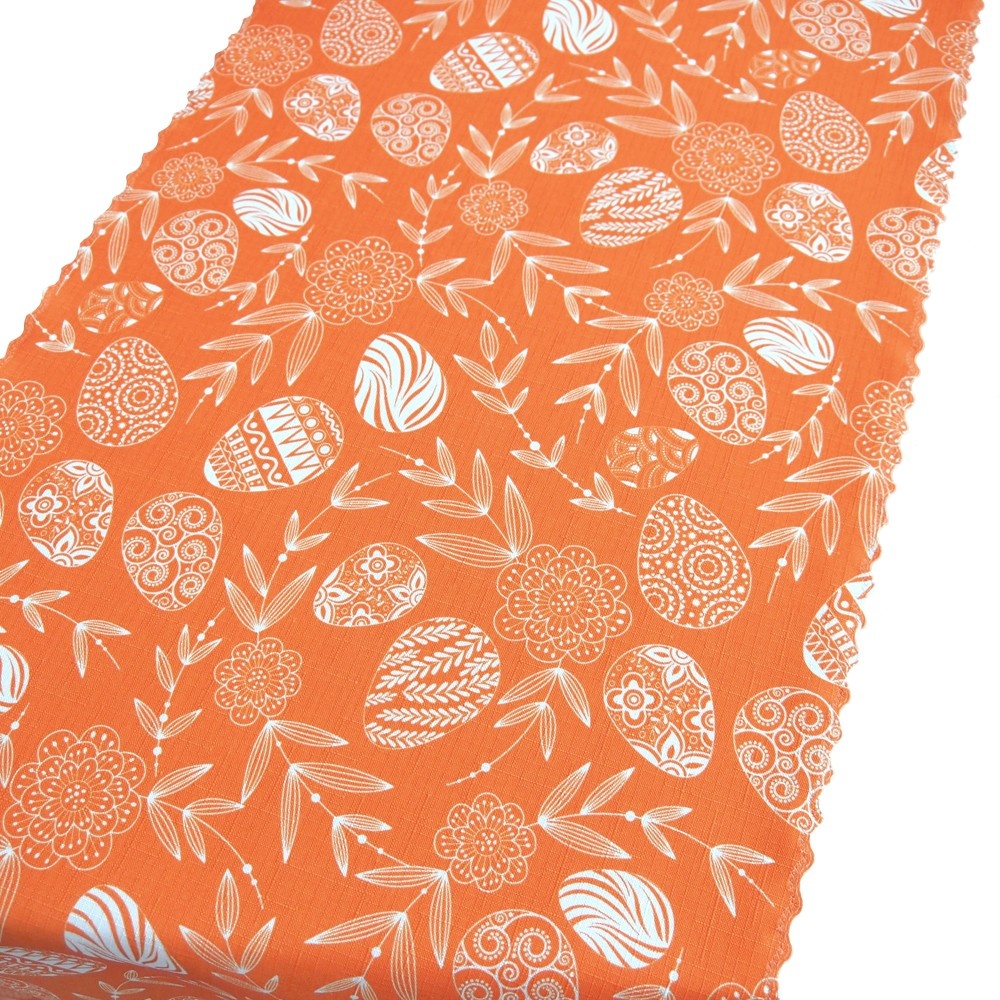 Velikonoční běhoun v metráži Vejce - oranžové