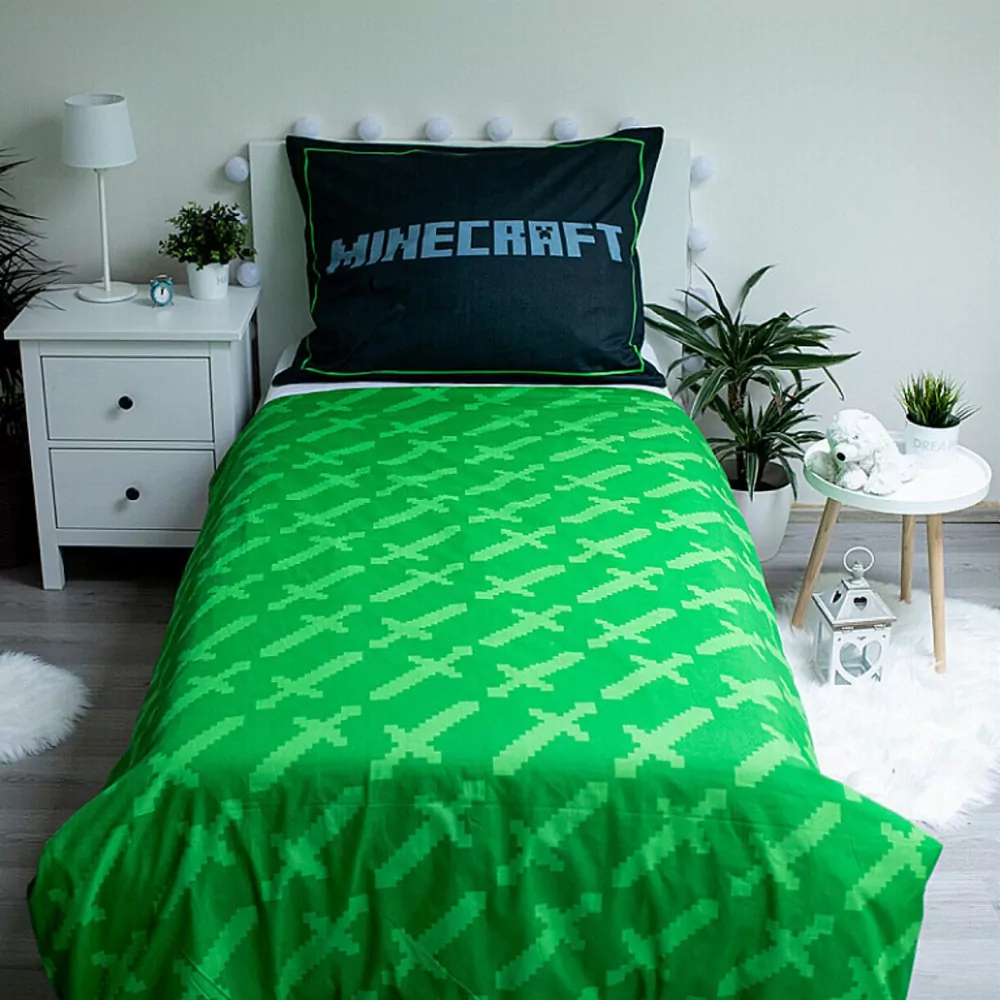 Povlečení bavlna Minecraft Survival Mode 140x200, 70x90 cm