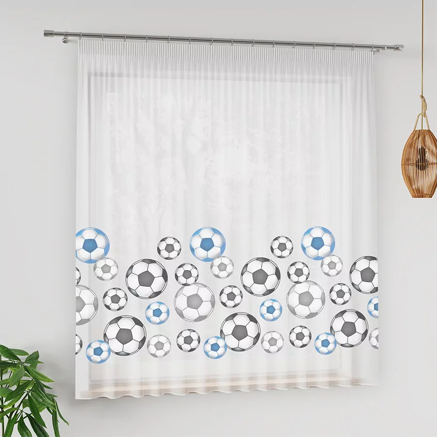 Dětský voál Fotbal - výška 157cm