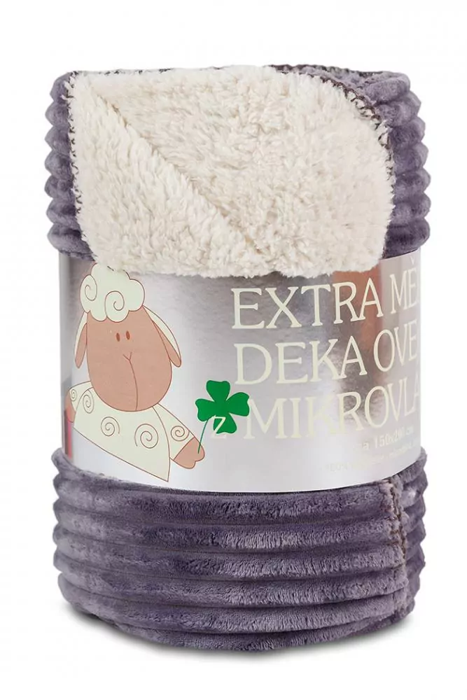 Deka Ovečka / manžestr 150/200 - antracit