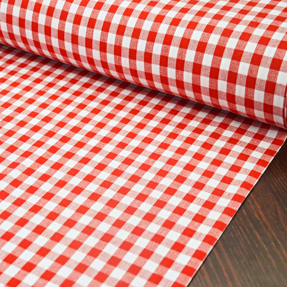 Látka Kanafas kostka červená