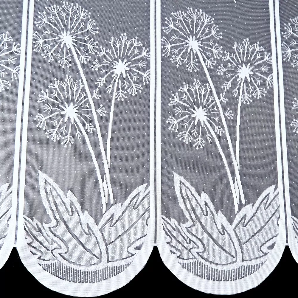 Vitrážová záclona Pampeliška