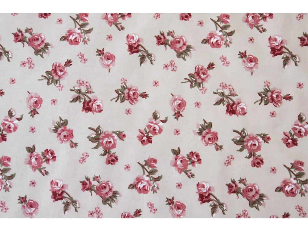 Bavlněné povlečení RŮŽIČKA MANON/pepito - 240x200 + 2ks 70x90