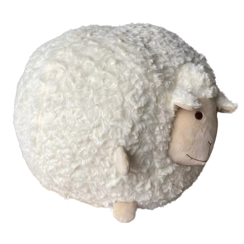 Plyšák - polštářek OVEČKA s jehňátkem v bříšku - 1x 35cm + 1x 15cm