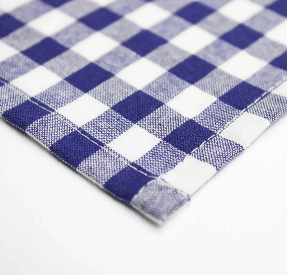 Ubrus kanafas - modrý