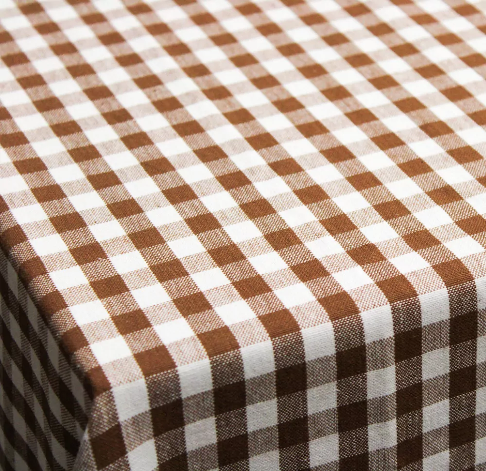 Ubrus kanafas - hnědý