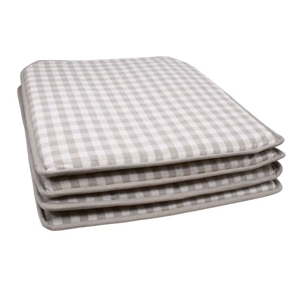 Sedák Kanafas kostka šedo-béžová - 40 x 40