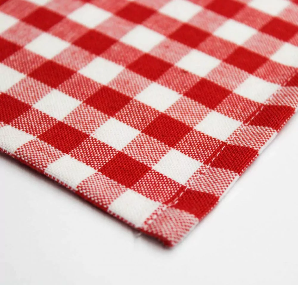 Ubrus a prostírání kanafas - červený