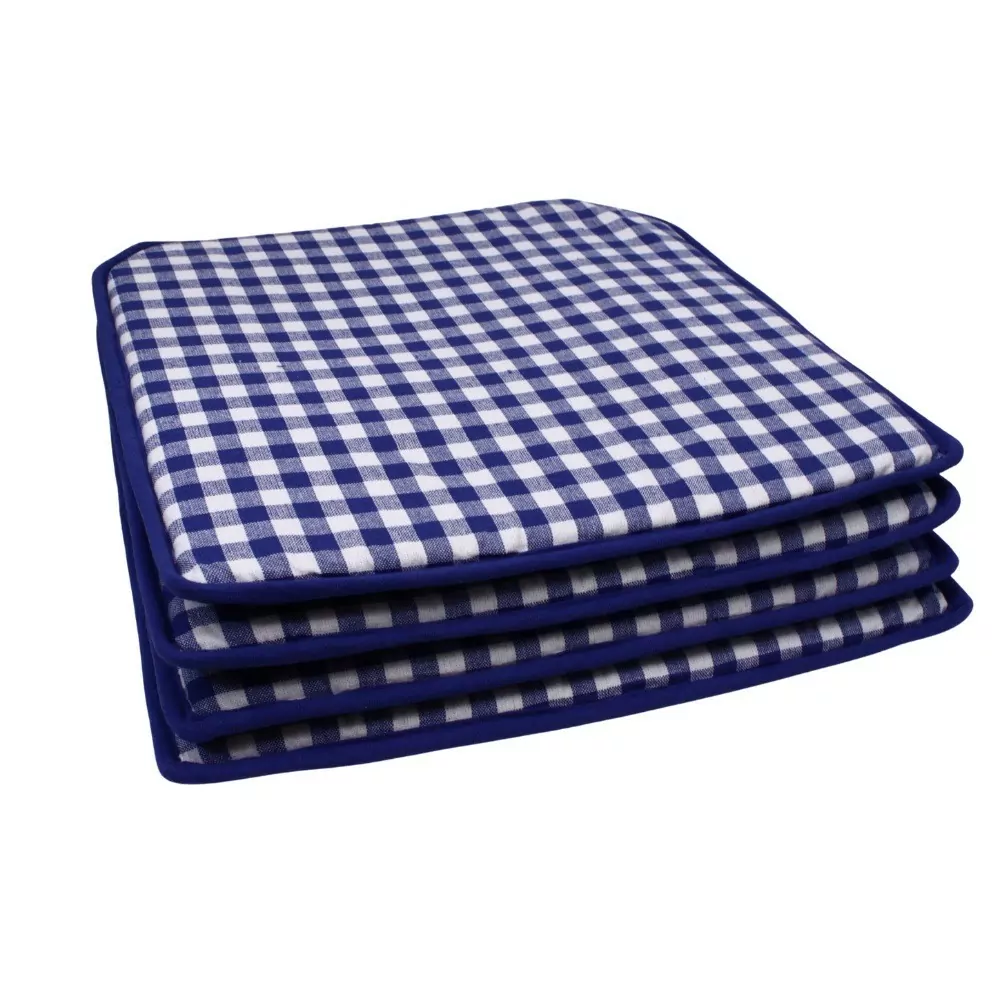 Sedák Kanafas kostka modrá - 40 x 40