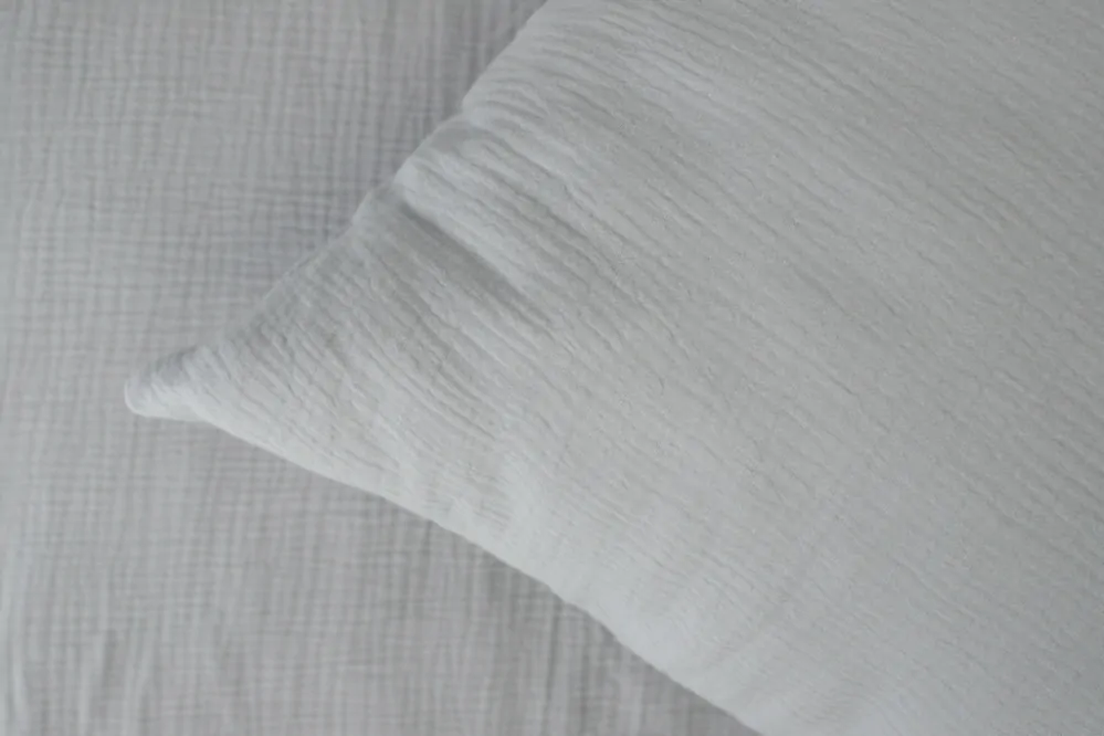 Mušelínové povlečení do postýlky ŠEDÉ - 135/90 + 40/60