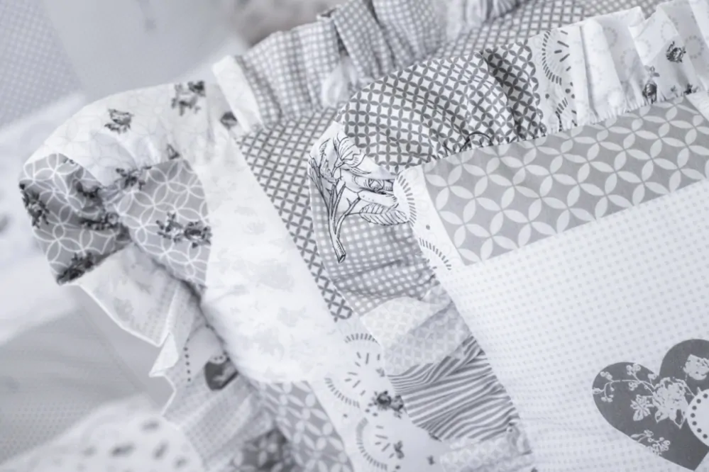 Bavlněný povlak kanýr PATCHWORK DOVE - 40/40