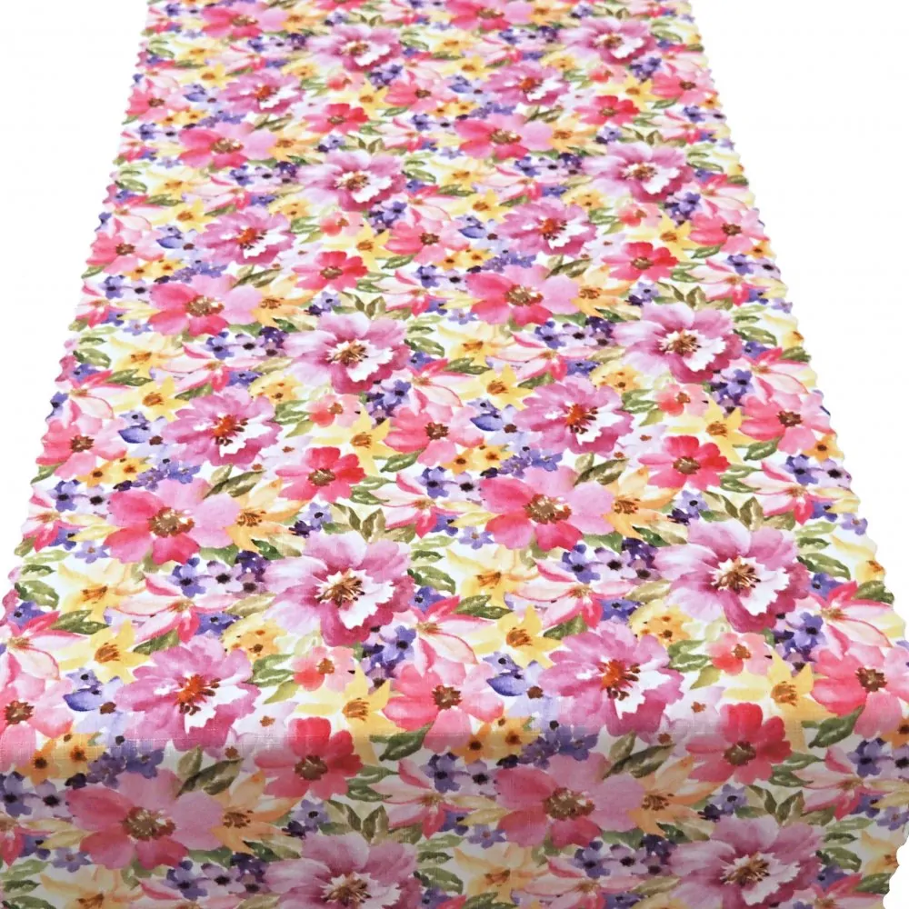 Ubrusová šála teflon v metráži - Louka