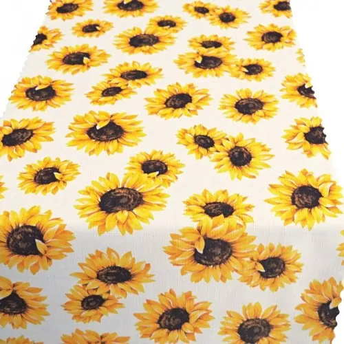 Ubrusová šála teflon v metráži - Slunečnice