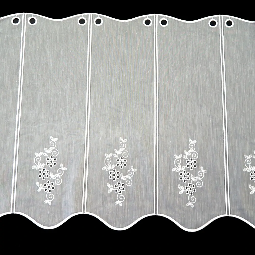 Vitrážová záclona metráž Samanta - výška 70cm