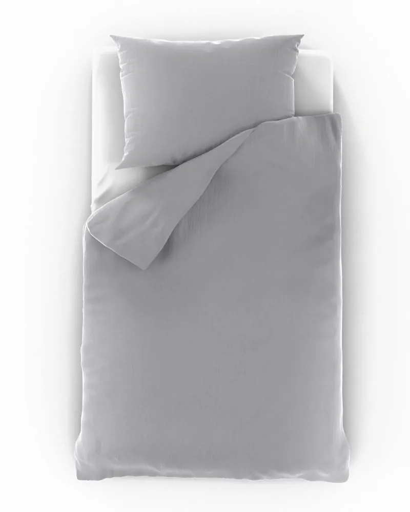 Mušelínové povlečení SV. ŠEDÉ - 140/200 + 70/90