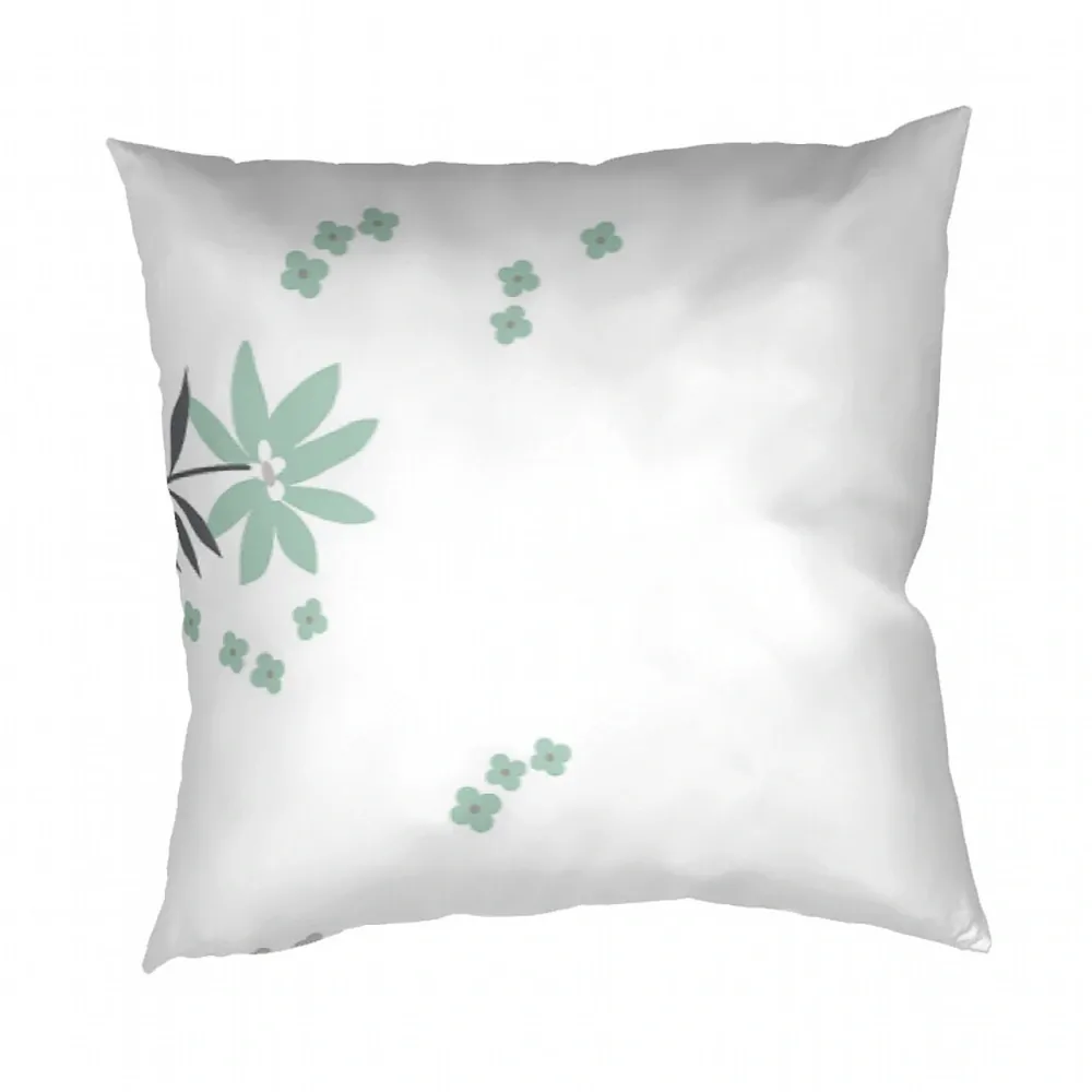 Povlak bavlna Agáta mentolová na bílém - 70/90