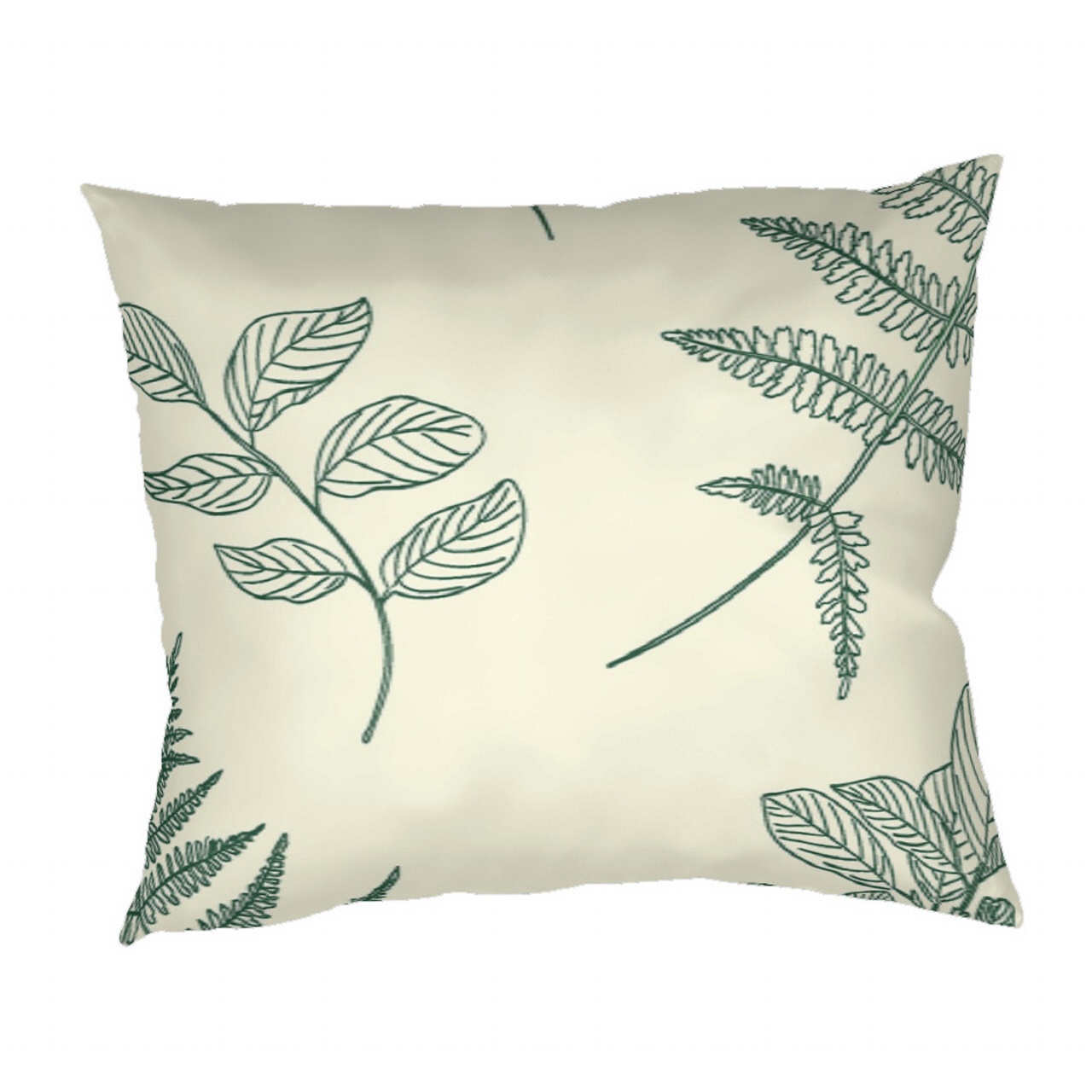 Povlak krep Kapradí banán - 50/70