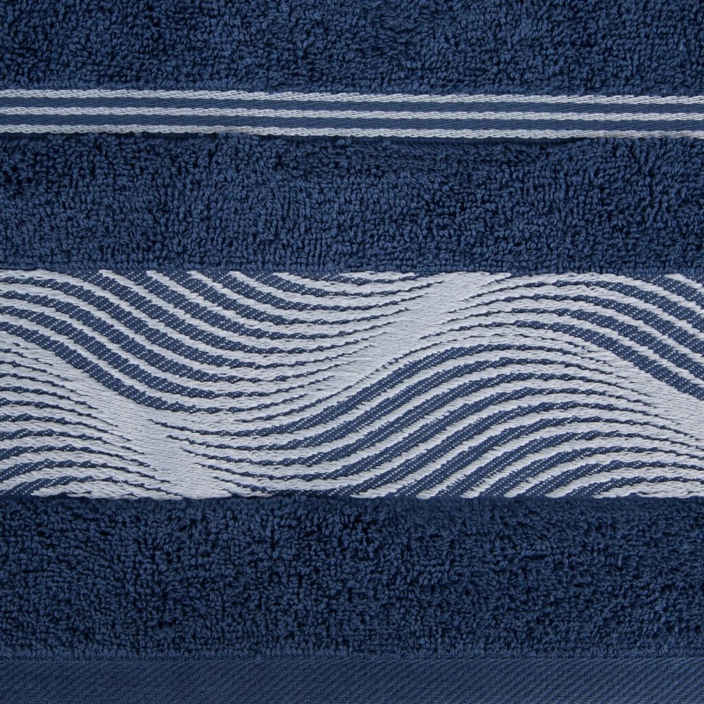 Osuška froté Silvie 70x140cm - tm. modrá