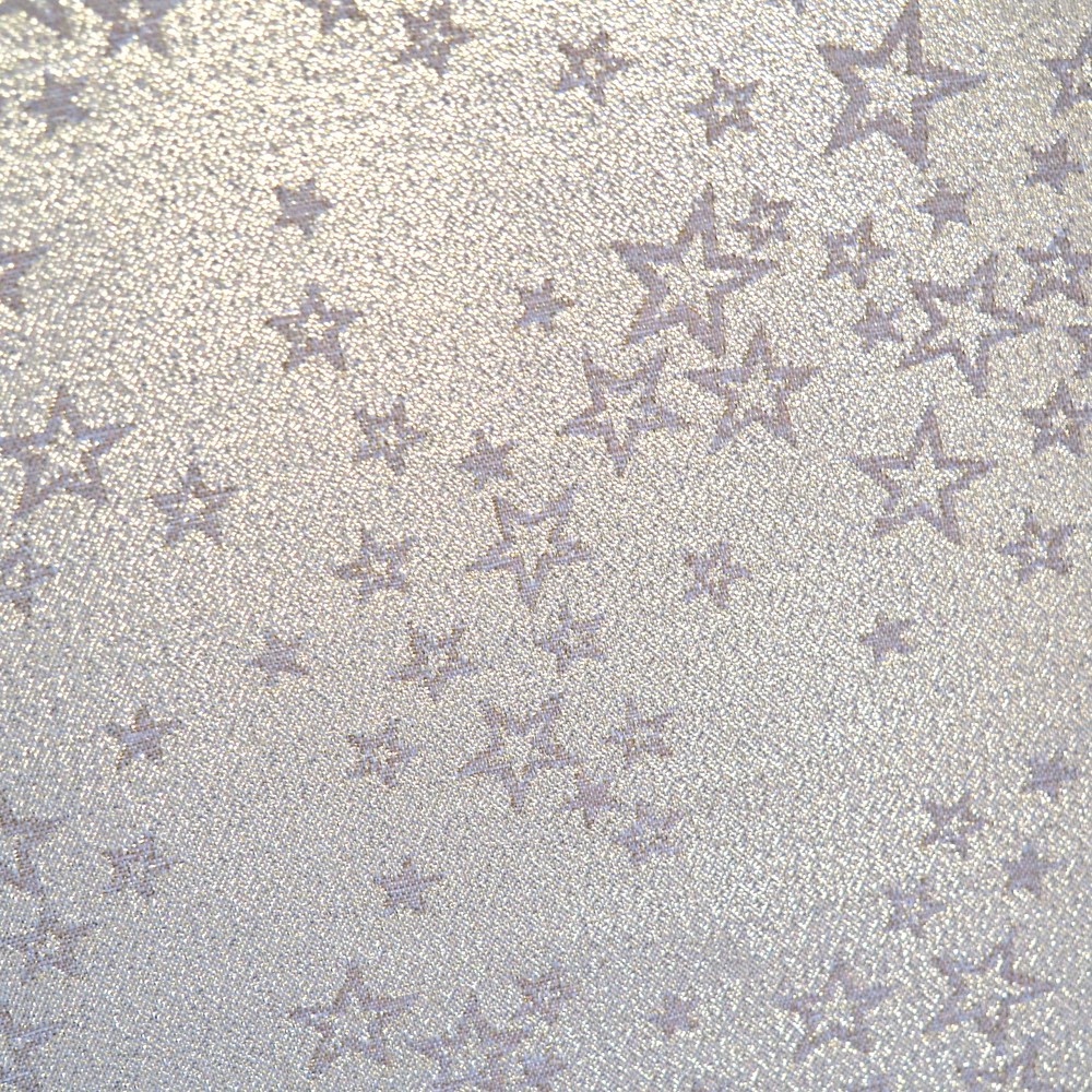 Vánoční běhoun v metráži Hvězdné přání - béžová/zlatá