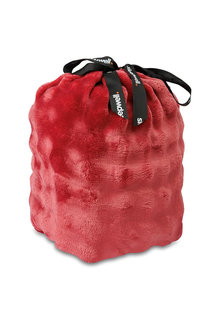 Povlečení mikroflanel/mikroplyš STELLA OBLÁČKY starorůžové - 70x90 cm + 140x200 cm