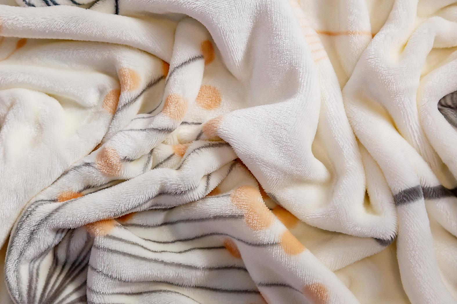 Povlečení mikroflanel BYLINY smetanové - 70x90 + 140x220 cm