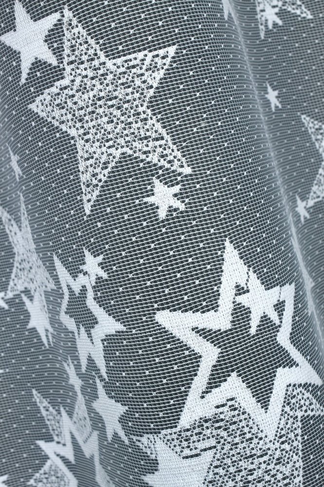 Vánoční záclona Hvězdy