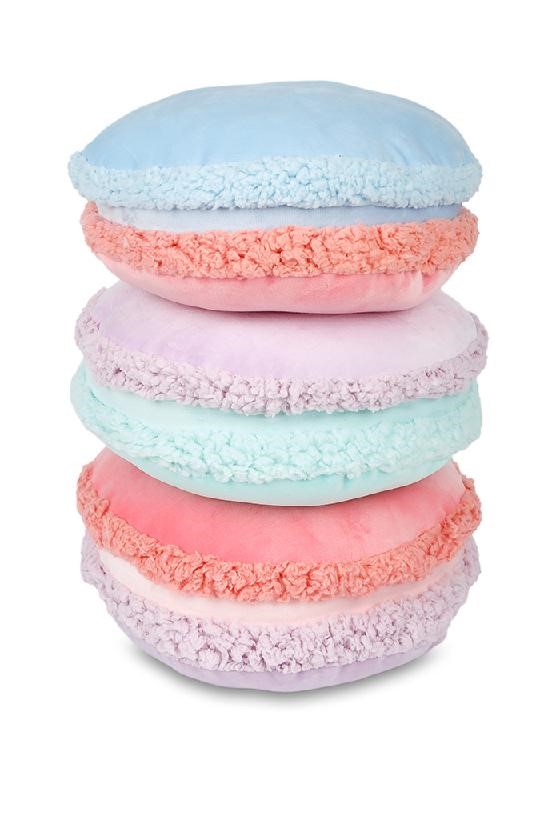 Plyšák - polštářek z mikrospandexu 30 cm - MAKRONKA 1