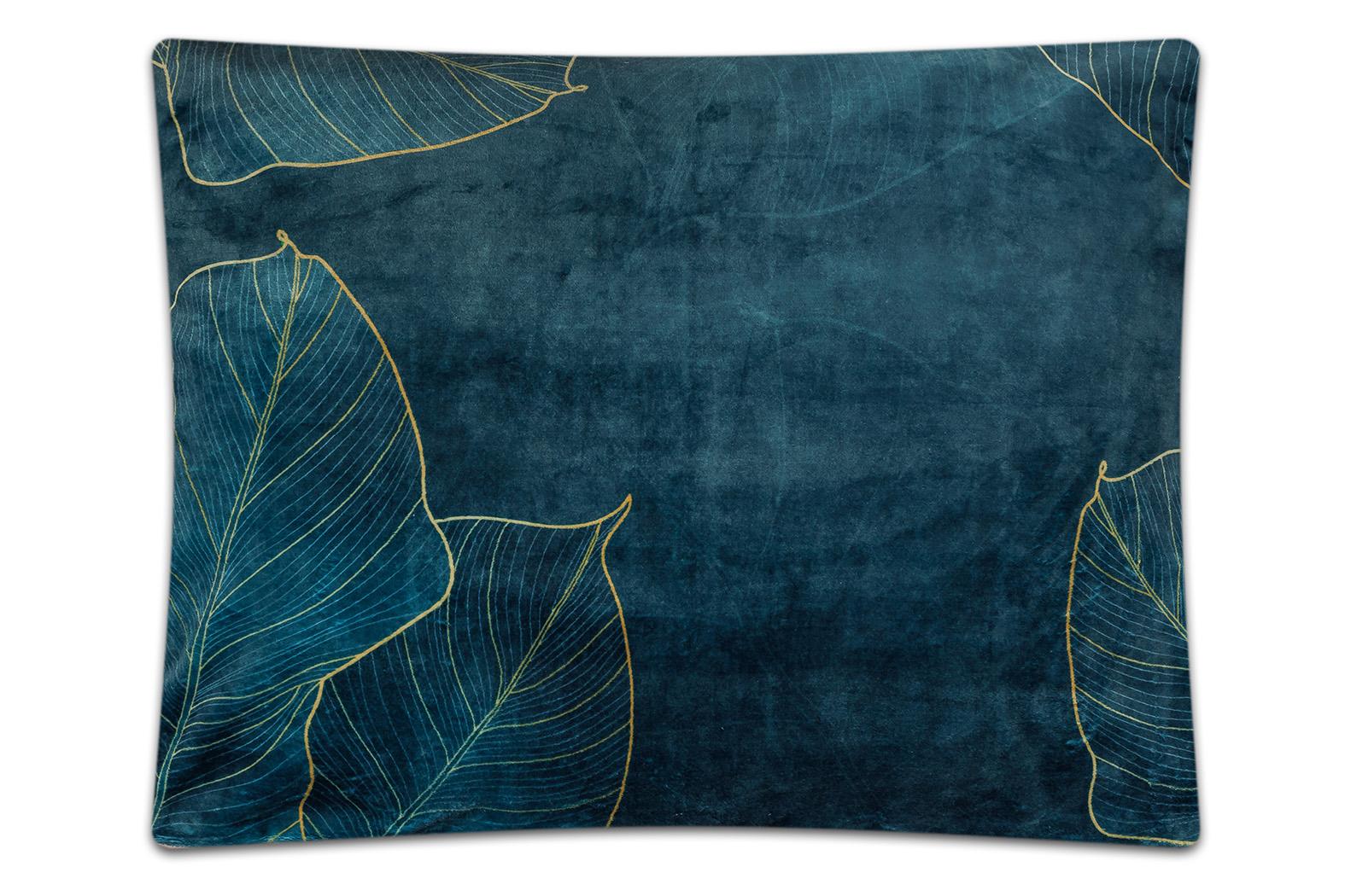 Povlečení mikroflanel LISTY - 70x90 + 140x200 cm