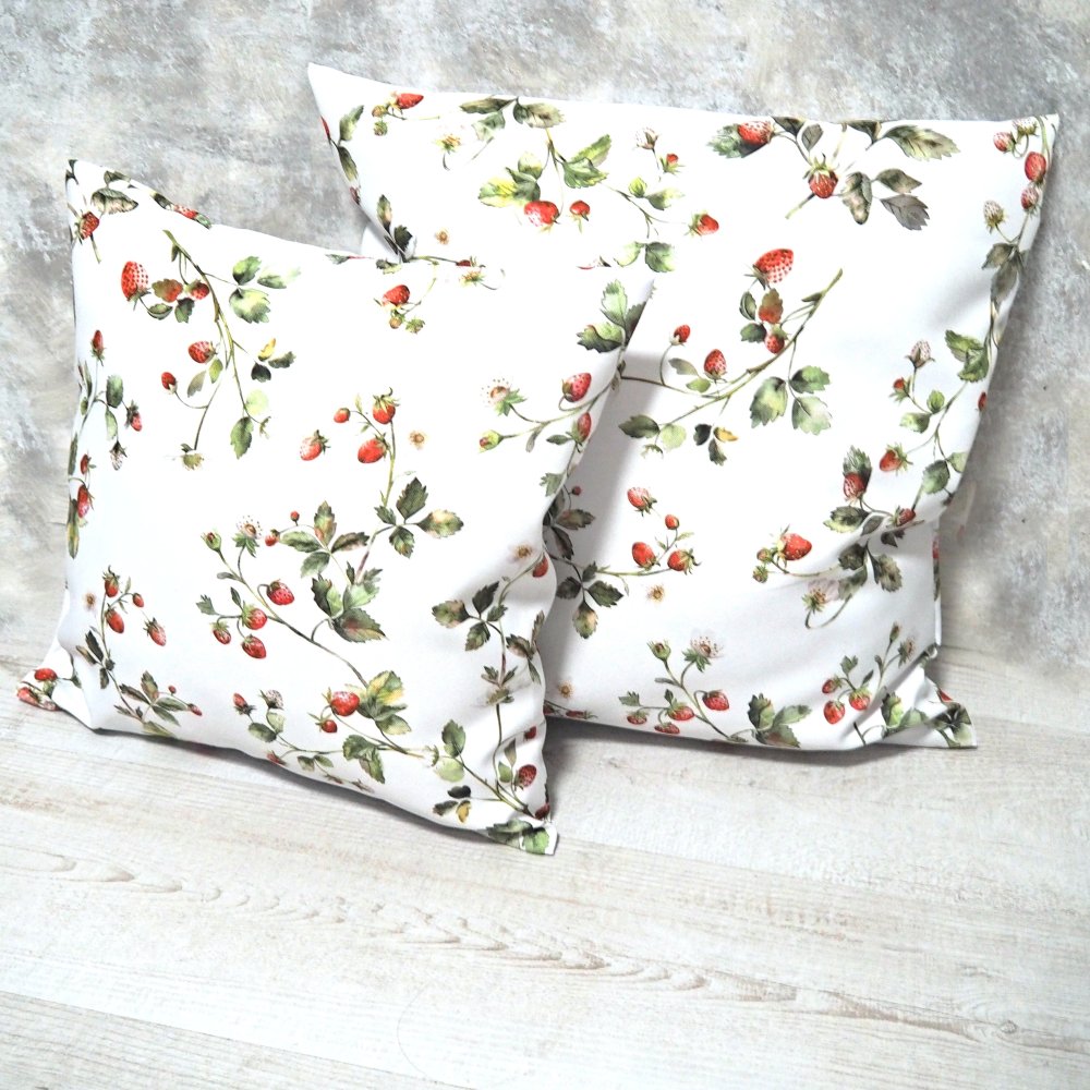 Dekorační povlak Jahody - 50/70